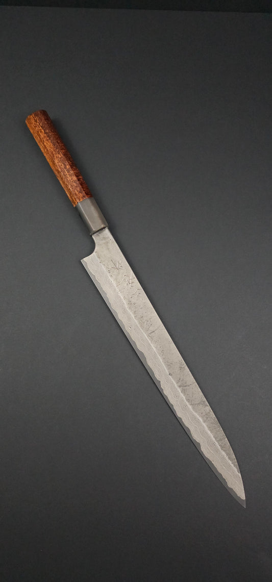 Nigara Hamono Ginsan damascus Sujihiki  270mm