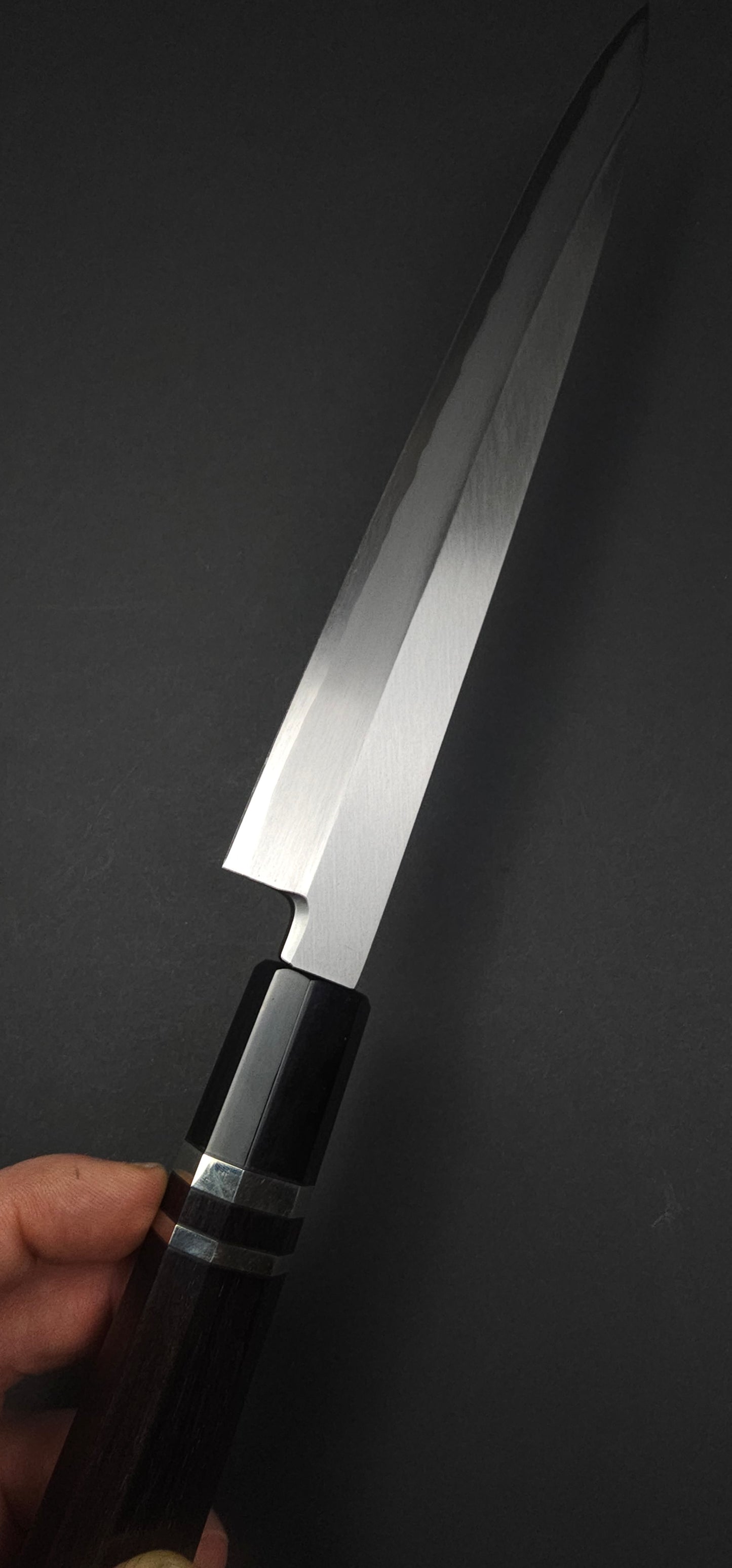 Mizuno Tanrenjo Akitada Hontanren Ginsan(Silver3) Yanagiba Knife Left handed 270mm