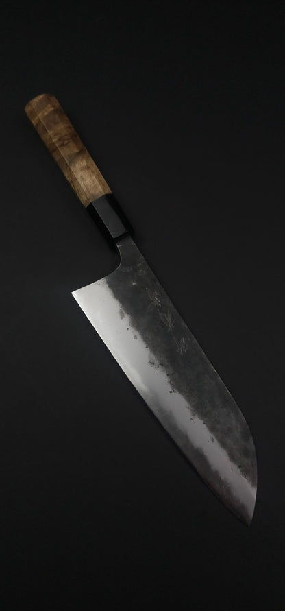 Sakai Kikumori White1 Kuro-uchi Santoku 165mm