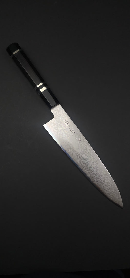 Sakai Kikumori Ginsan Damascus Gyuto 210mm