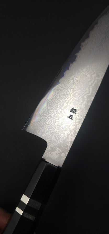 Sakai Kikumori Ginsan Damascus Gyuto 210mm