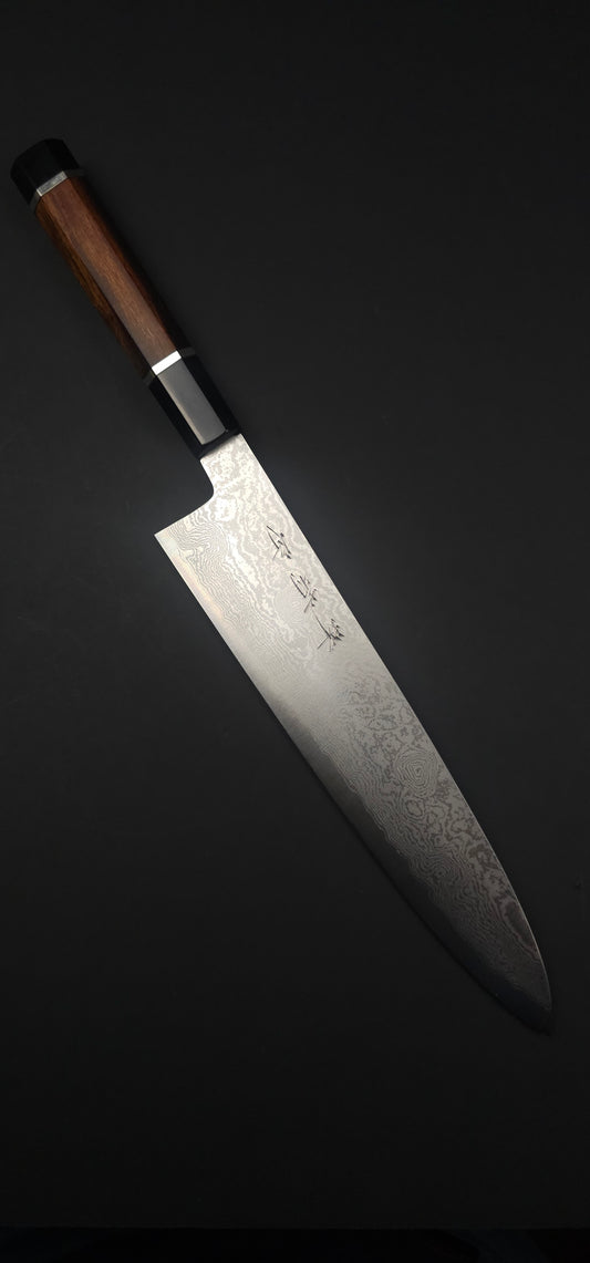 Sakai Kikumori Ginsan Damascus Gyuto 240mm