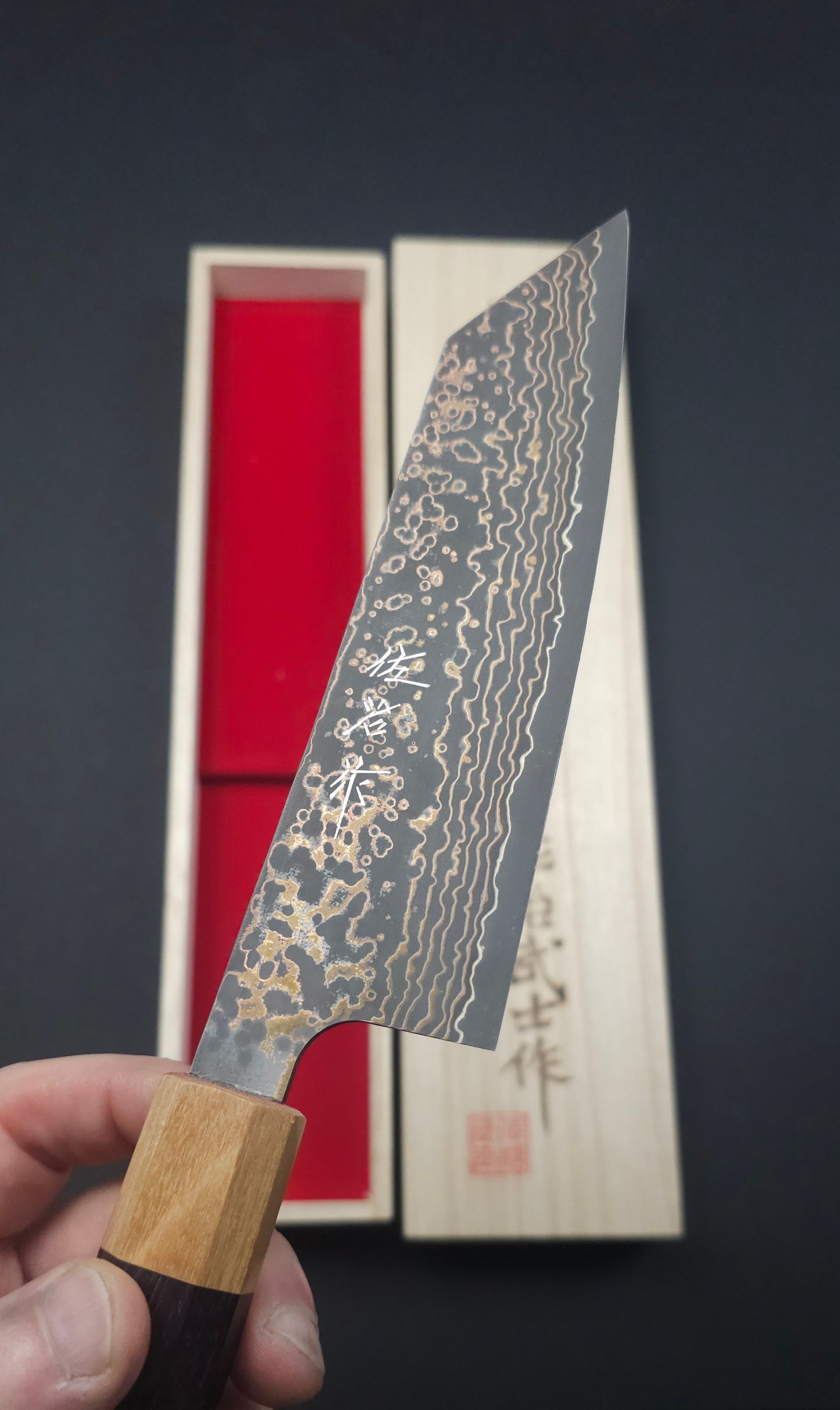 Takeshi Saji VG10 Gold RWO Bunka 160mm