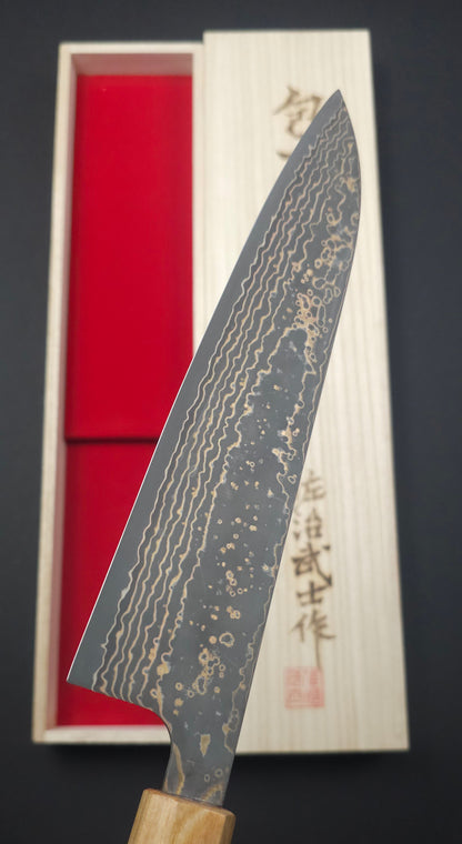 Takeshi Saji VG10 Gold RWO Gyuto 210mm