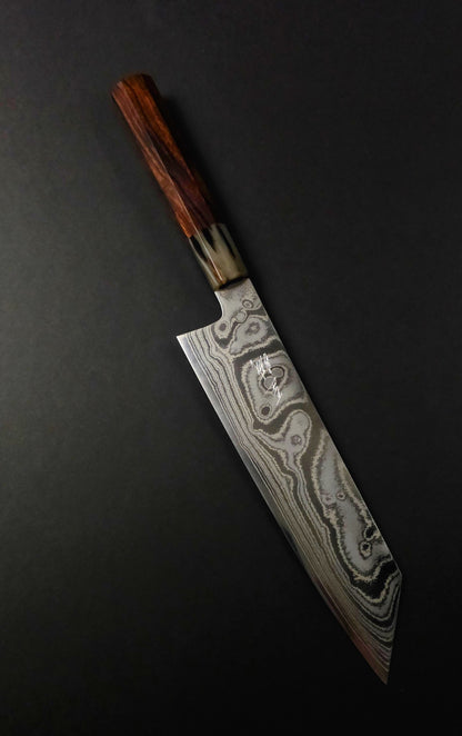 Shisei AUS10 Nickel Damascus Kiritsuke Gyuto 210mm