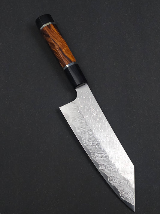 Nigara Hamono SPG Strix Damascus Kiritsuke Santoku 180mm