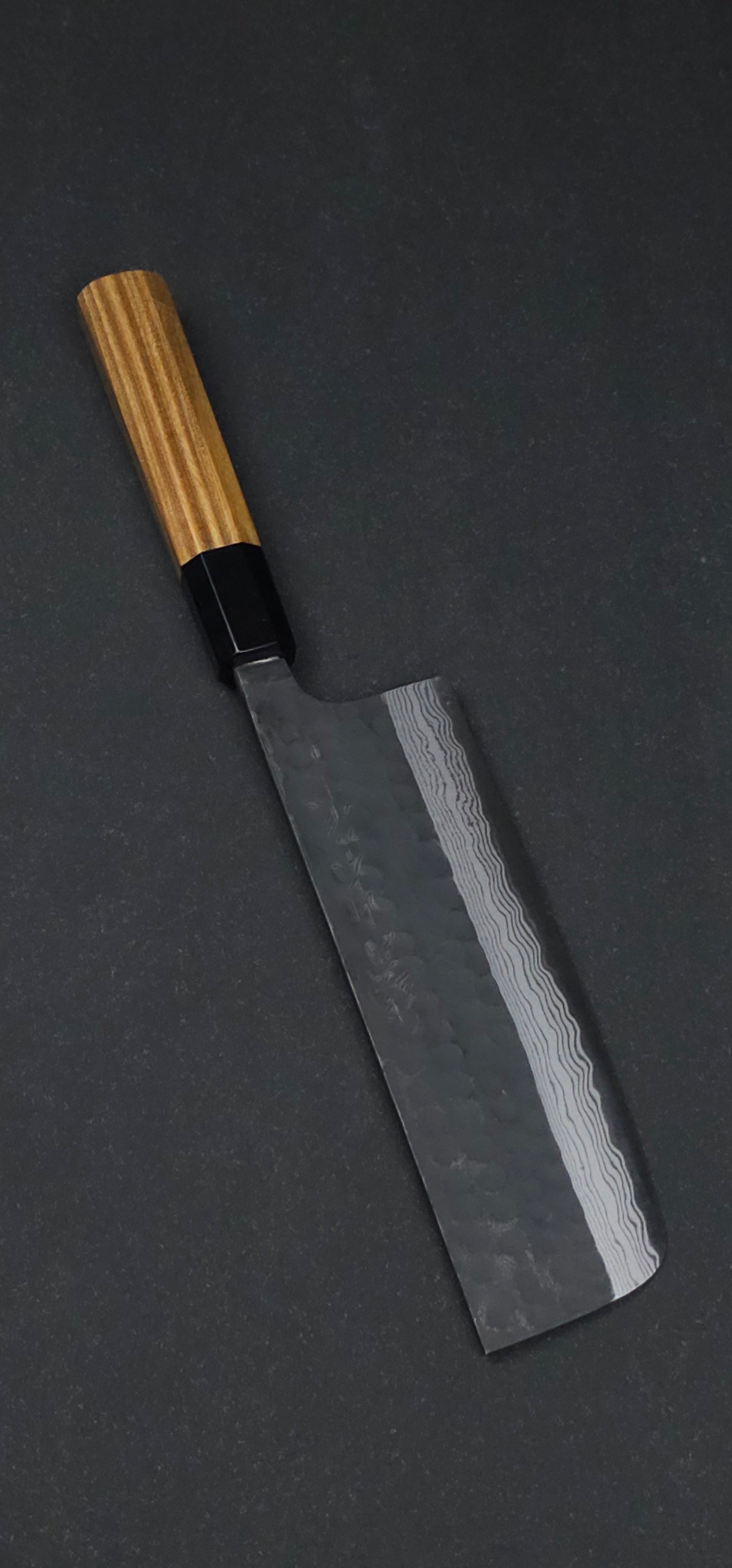 Nao Yamamoto Blue Super Kuro Tsuchime Damascus Nakiri 165mm