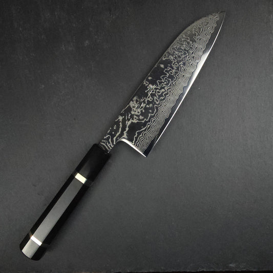 Sakai Kikumori SLD Damascus Santoku 165mm