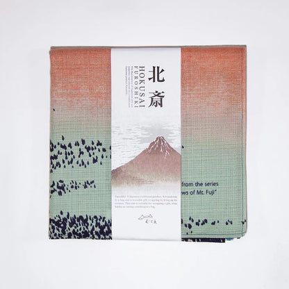 Furoshiki Wrapping Cloth-Ukiyoe South Wind, Clear Sky Navy blue 700mmx700mm