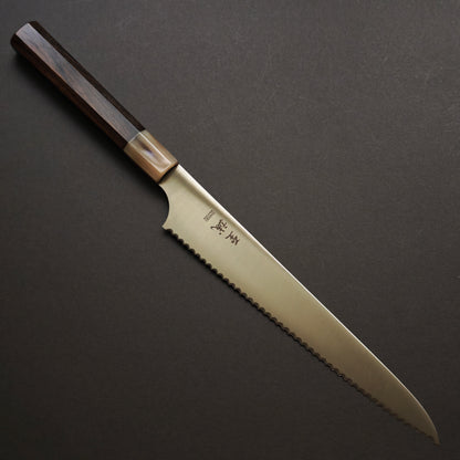 Black Ebony with Blond Buffalo Horn Ferrule Sujihiki