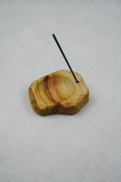 Handmade wooden incense holder-Camphor laurel