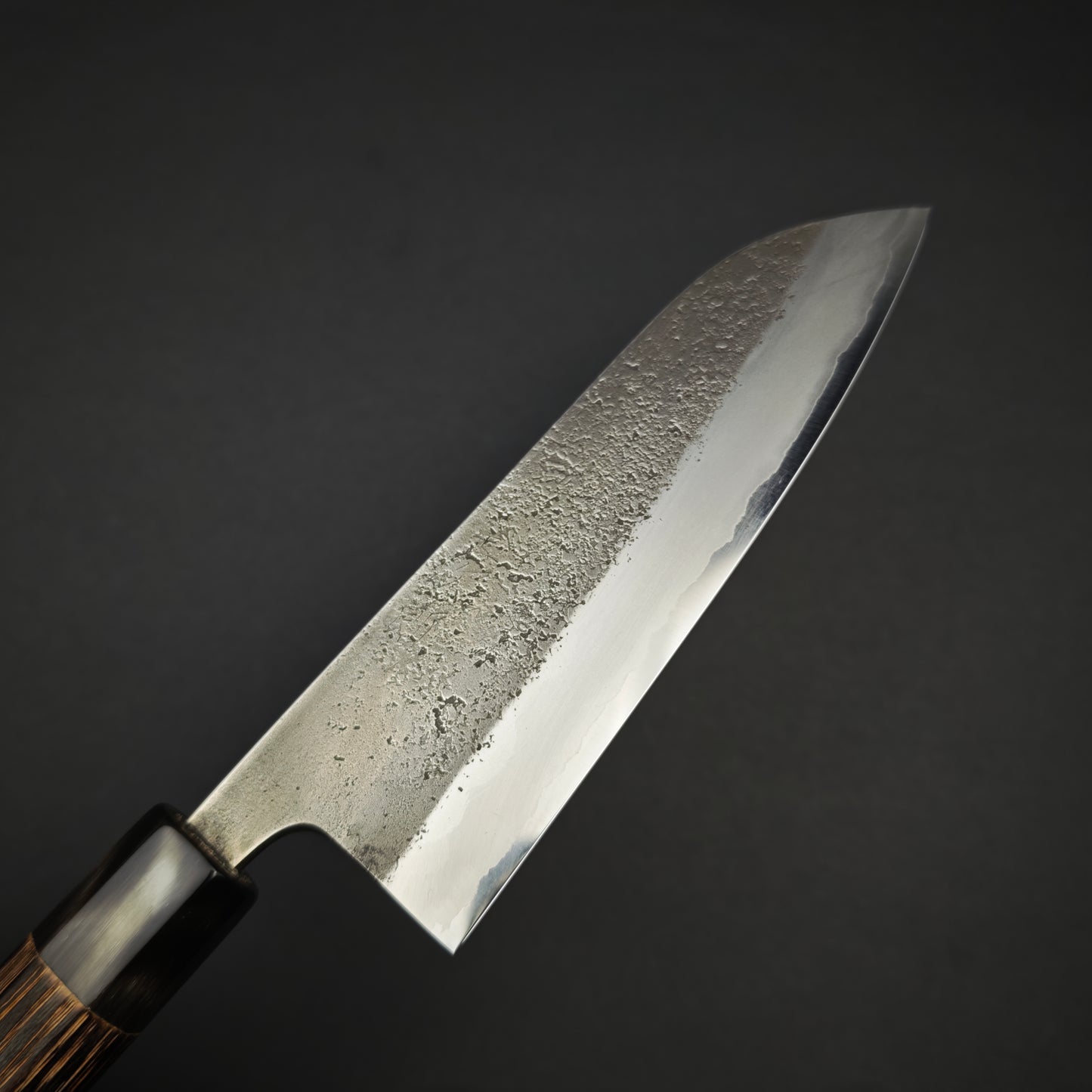 Toshihiro Wakui White2 Nashiji Santoku 165mm