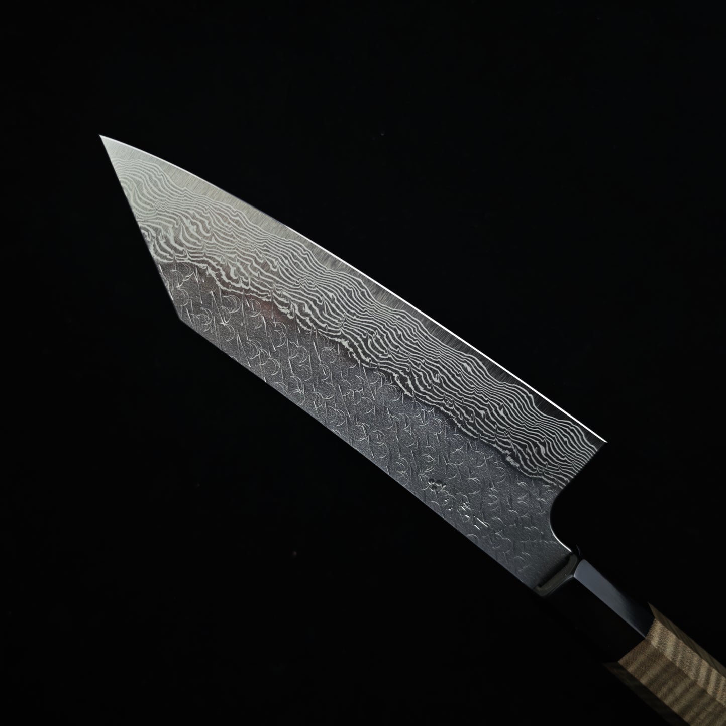 Nigara Hamono SPG Strix Damascus Kiritsuke Santoku 165mm