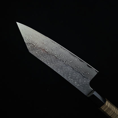 Nigara Hamono SPG Strix Damascus Kiritsuke Santoku 165mm