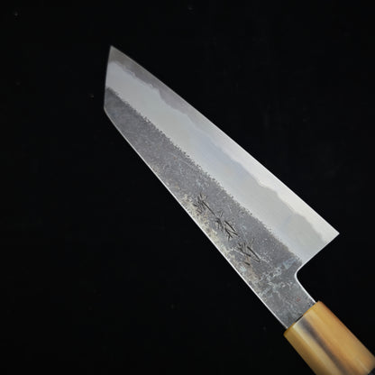 Sakai Kikumori-Yoshikazu Tanaka Blue Super Kuro Kiritsuke Santoku 180mm