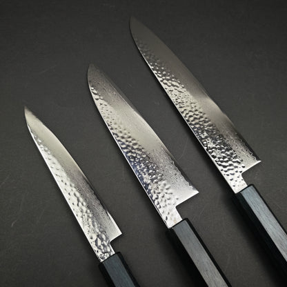 Knife Set 1 Touroku Sakai KAGAYAKI VG10 Damascus Tsuchime