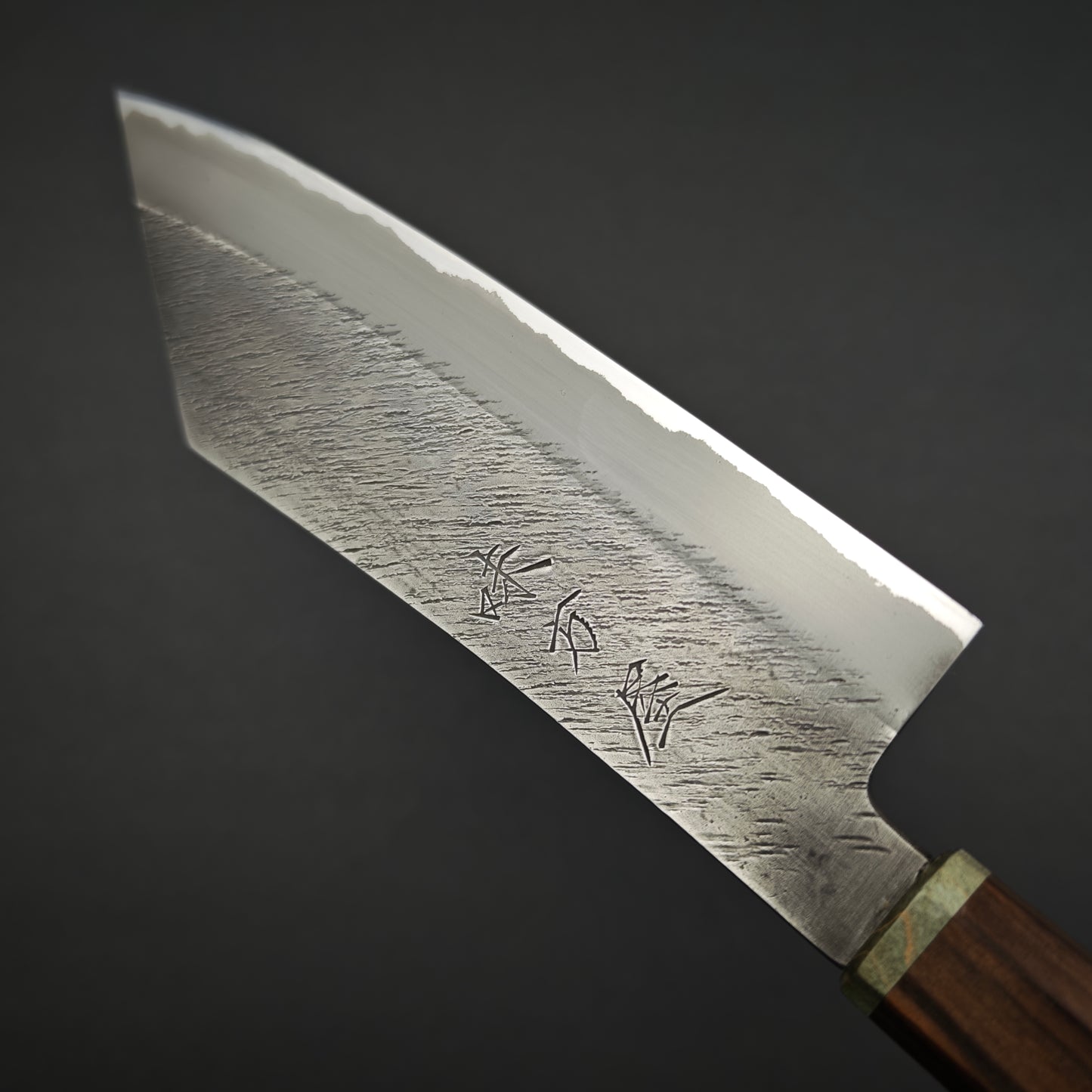 Mutsumi Hinoura White2 Pine Needle Hakata 180mm-Stainless clad