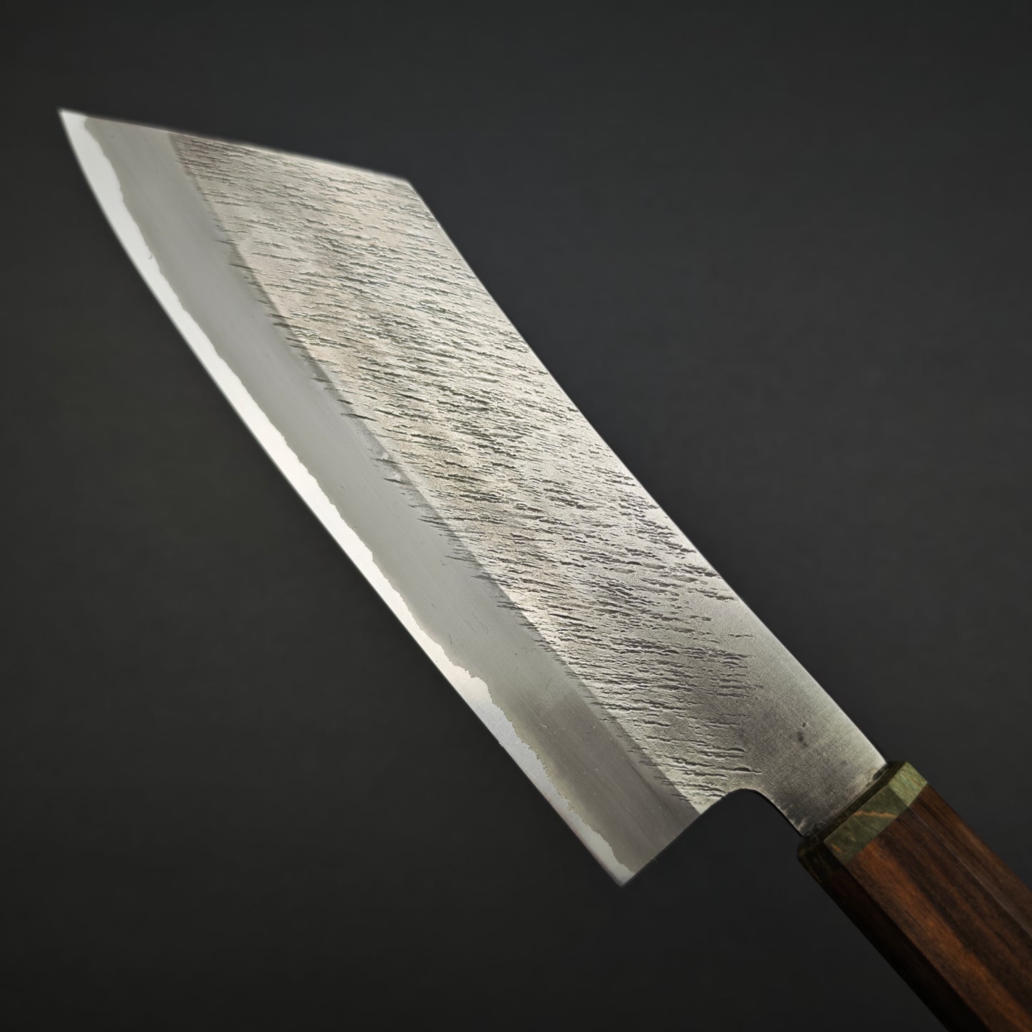 Mutsumi Hinoura White2 Pine Needle Hakata 180mm-Stainless clad