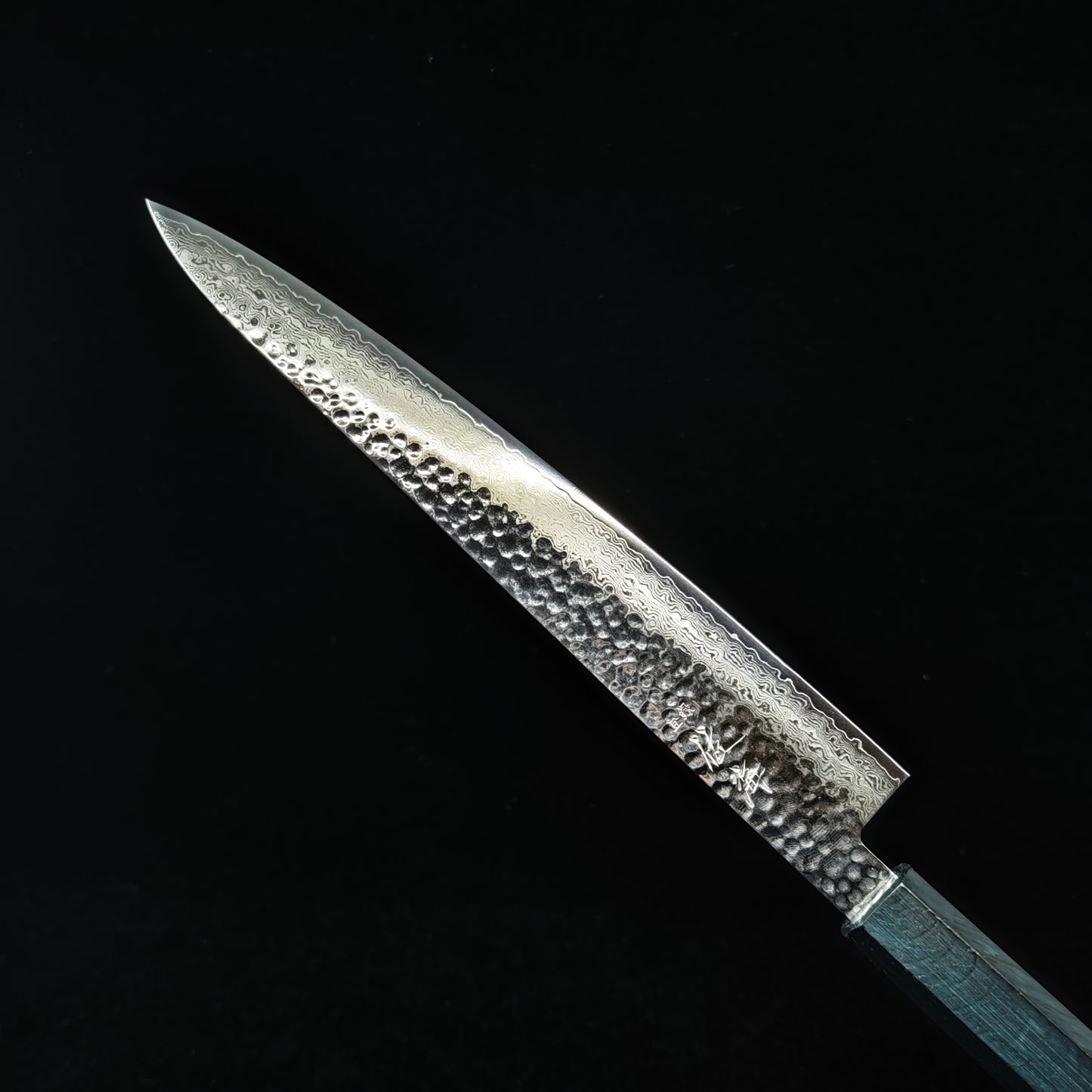 Touroku Sakai KAGAYAKI VG10 Damascus Tsuchime Sujihiki 240mm