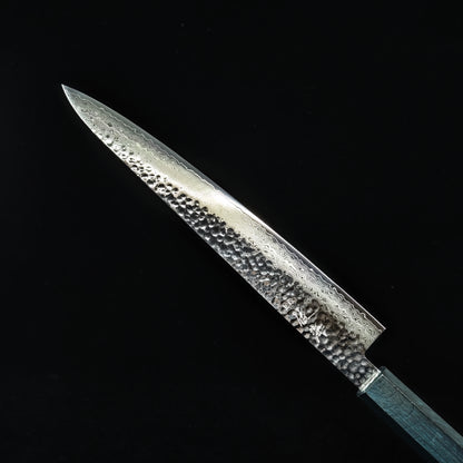 Touroku Sakai KAGAYAKI VG10 Damascus Tsuchime Sujihiki 240mm