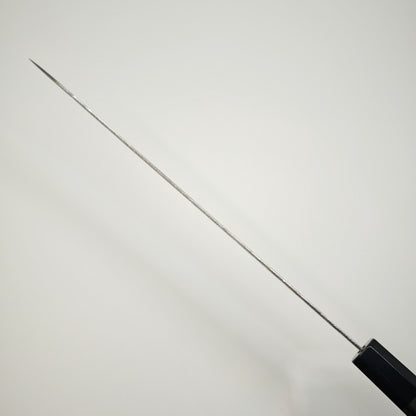 Shisei 440C Tsuchime Damascus Polished Sujihiki 240mm