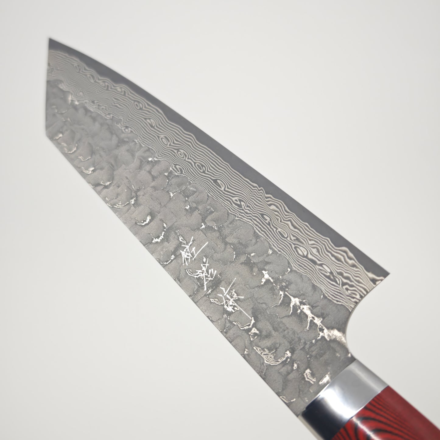 Takeshi Saji VG10 Cross Tsuchime Kurouchi Bunka 180mm