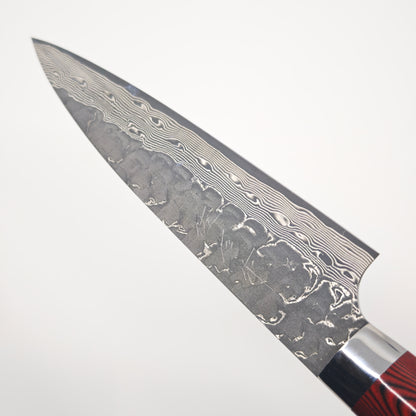 Takeshi Saji VG10 Cross Tsuchime Kurouchi Petty 130mm