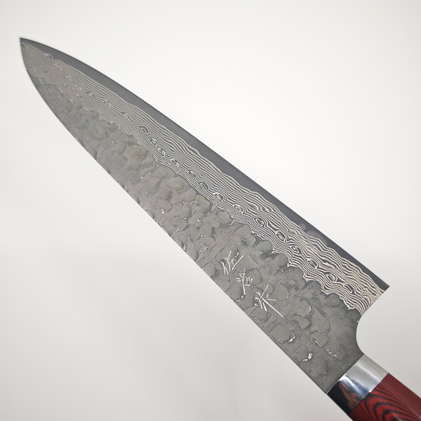 Takeshi Saji VG10 Cross Tsuchime Kurouchi Gyuto 240mm