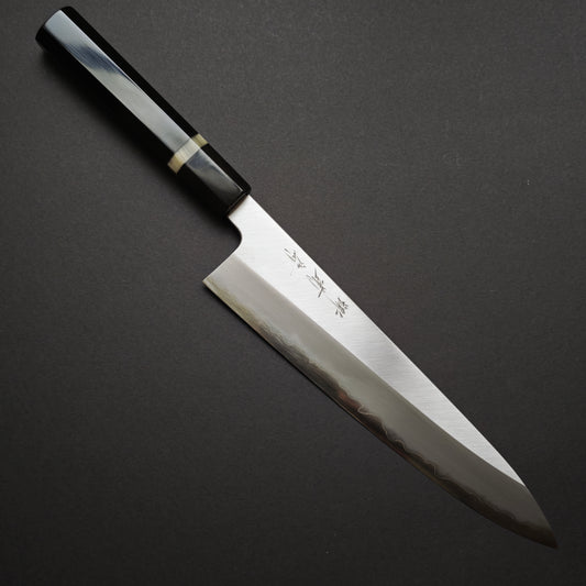 Sakai Kikumori-Yoshikazu Tanaka Blue Super Gyuto 240mm-Kido finish