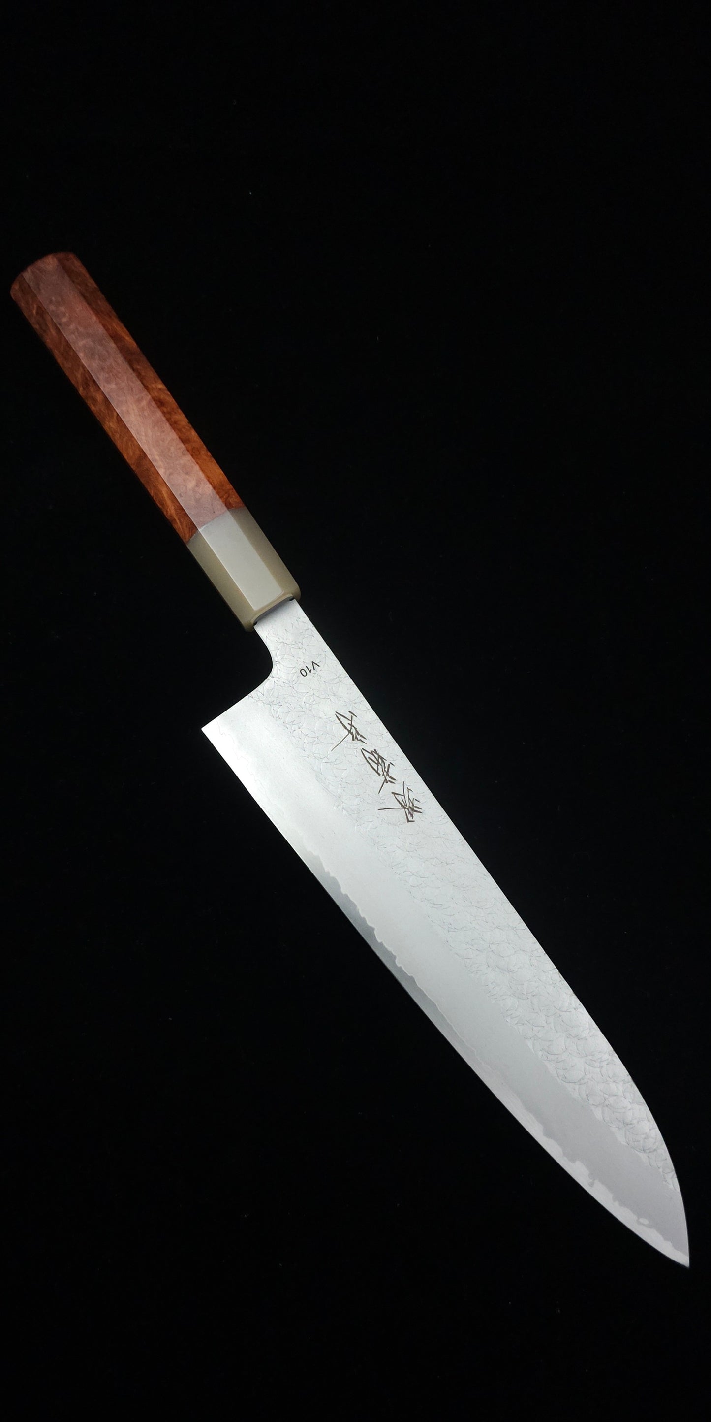 Burmese Rosewood with Blond Buffalo Horn Ferrule