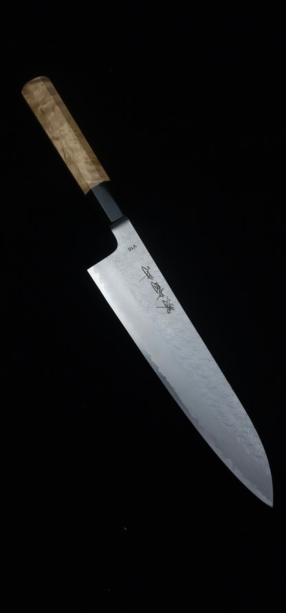 Golden Camphor with Dark Buffalo Horn Ferrule