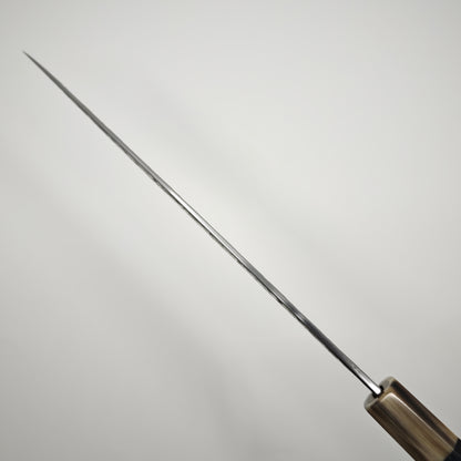 Tadokoro Hamono Ginsan(Silver3) Kurozome Tsuchime Gyuto 220mm