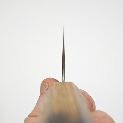 10 Miyazaki Kajiya ZA18 Damascus Tsuchime Bunka 185mm