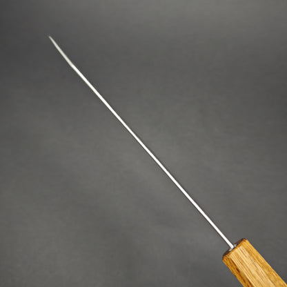 10 Miyazaki Kajiya ZA18 Damascus Tsuchime Bunka 185mm