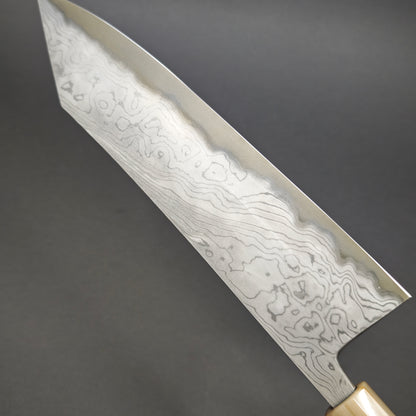 12 Miyazaki Kajiya Blue2 Multi-layered Hon-warikomi Wave Kiritsuke Gyuto 240mm
