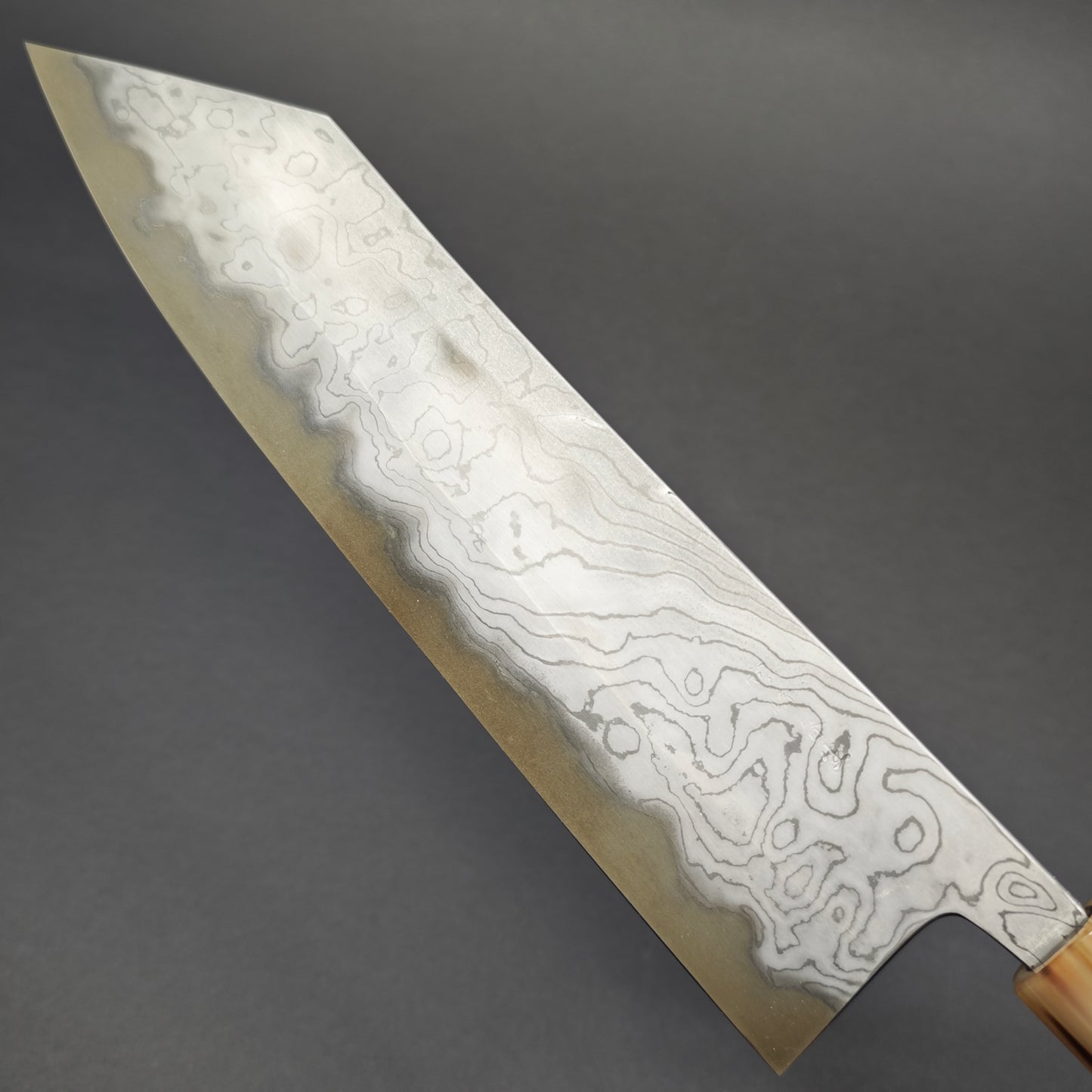 12 Miyazaki Kajiya Blue2 Multi-layered Hon-warikomi Wave Kiritsuke Gyuto 240mm