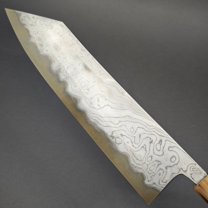 12 Miyazaki Kajiya Blue2 Multi-layered Hon-warikomi Wave Kiritsuke Gyuto 240mm