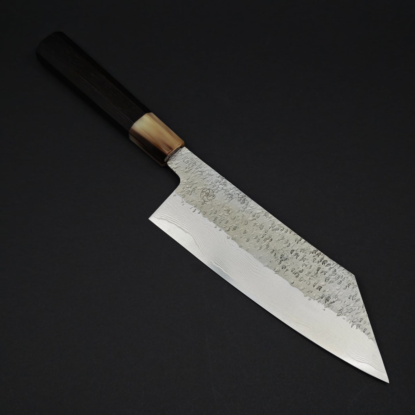 16 Miyazaki Kajiya ZA18 Damascus Tsuchime Bunka 180mm With Sub-zero Cryogenic Treatment