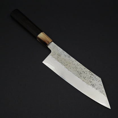 16 Miyazaki Kajiya ZA18 Damascus Tsuchime Bunka 180mm With Sub-zero Cryogenic Treatment