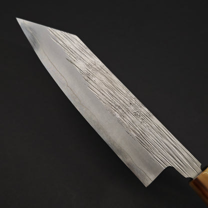 31 Miyazaki Kajiya Ginsan Tsuchime Kiritsuke Petty 150mm With Sub-zero Cryogenic Treatment