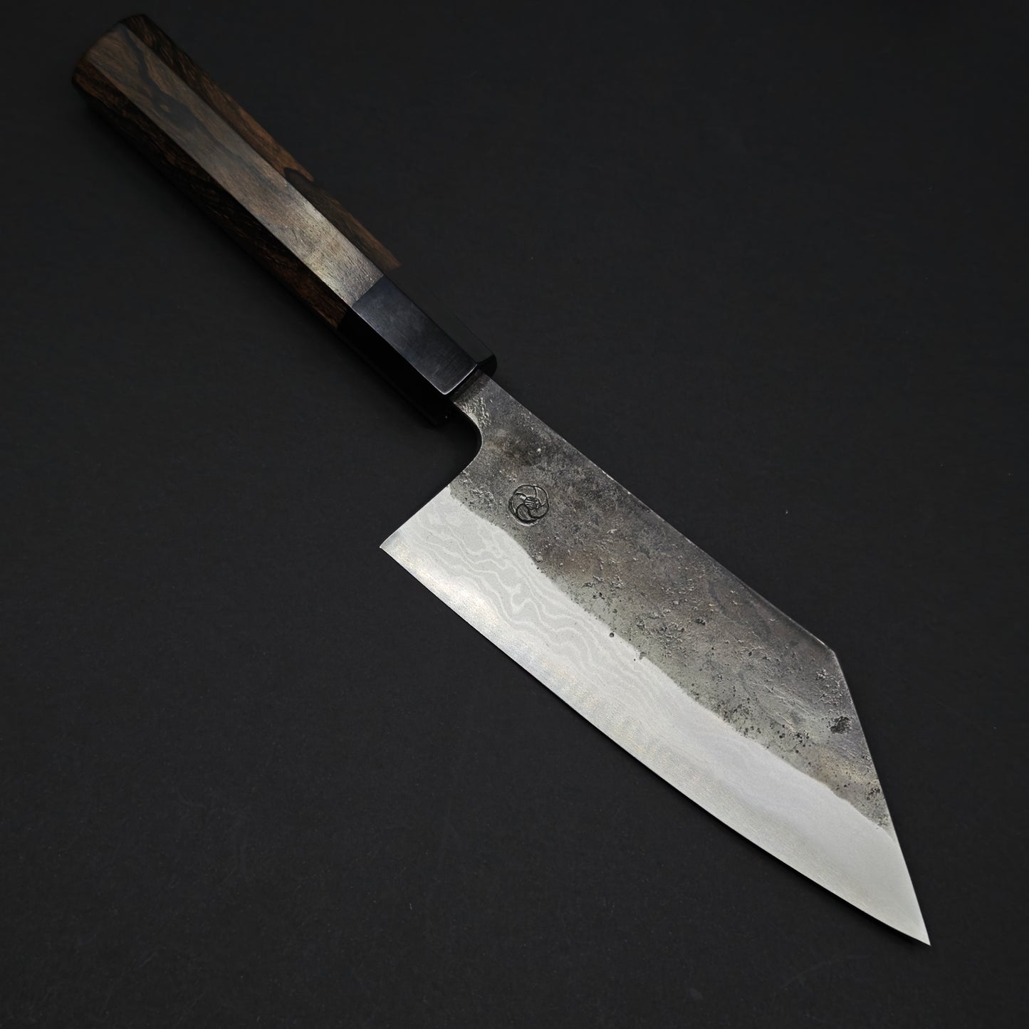 21 Miyazaki Kajiya Blue 2 Multi-layered Hon-warikomi Bunka 150mm