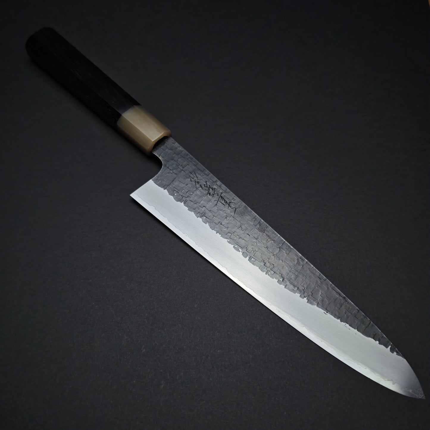 Tadokoro Hamono SG2 Kurozome Tsuchime Gyuto 220mm