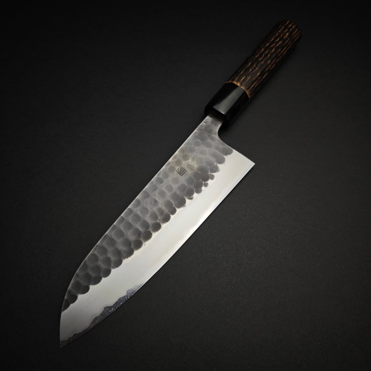 Toshihiro Wakui White2 Tsuchime Santoku 180mm