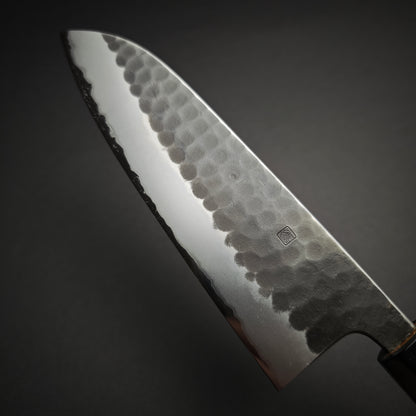 Toshihiro Wakui White2 Tsuchime Santoku 180mm