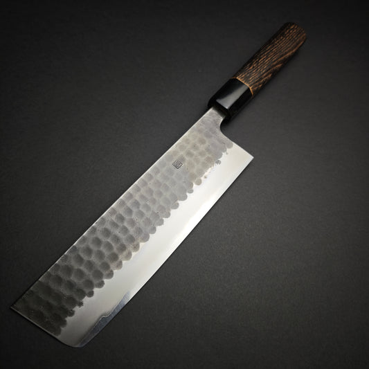 Toshihiro Wakui White2 Tsuchime Nakiri 180mm