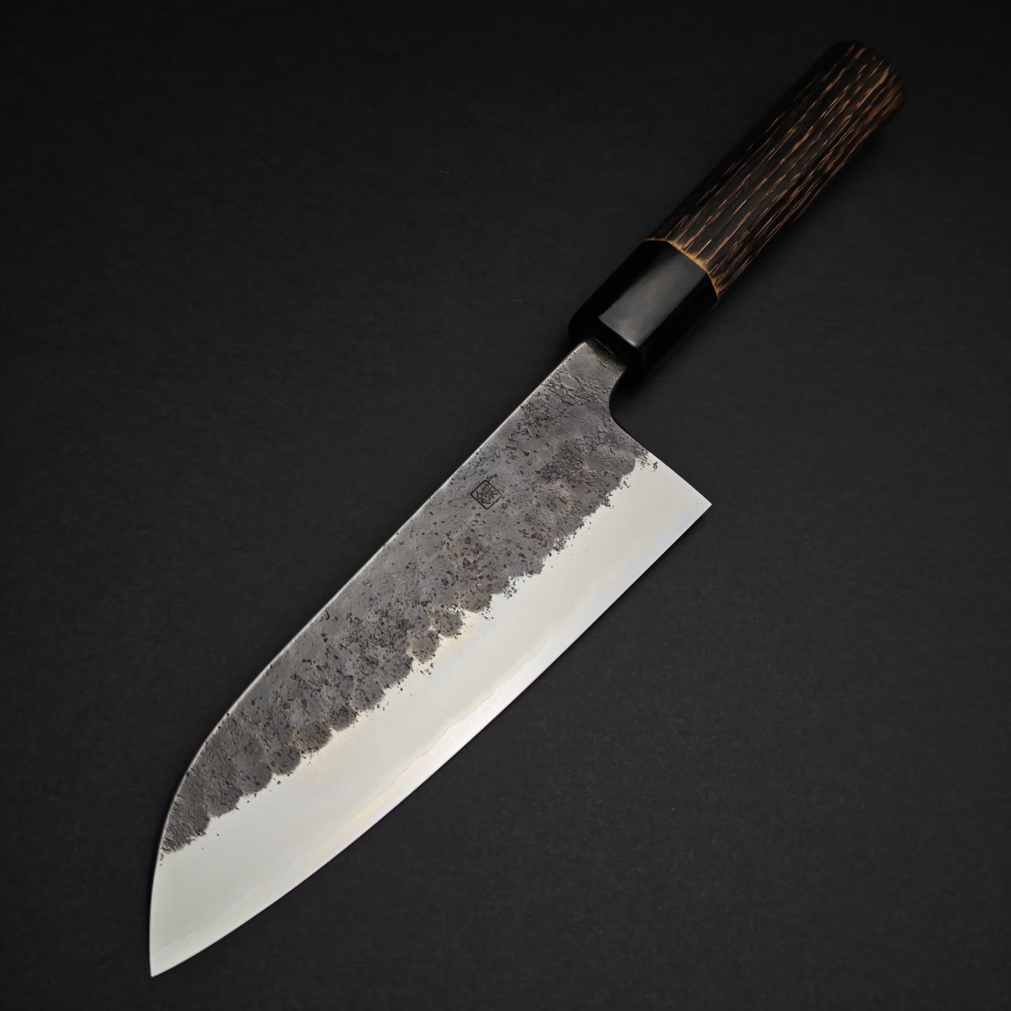 Toshihiro Wakui White2 Tsuchime Santoku 165mm