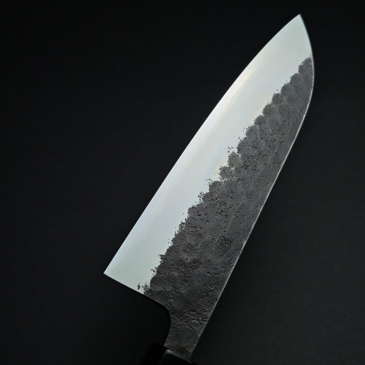 Toshihiro Wakui White2 Tsuchime Santoku 165mm