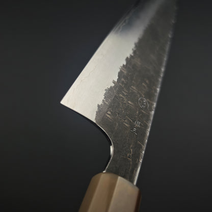 Tadokoro Hamono Ginsan(Silver3) Kurozome Tsuchime Gyuto 240mm