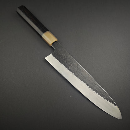 Tadokoro Hamono Ginsan(Silver3) Kurozome Tsuchime Gyuto 210mm