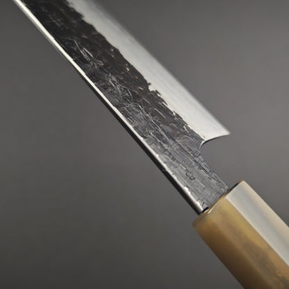 Tadokoro Hamono Ginsan(Silver3) Kurozome Tsuchime Kiritsuke Gyuto 220mm